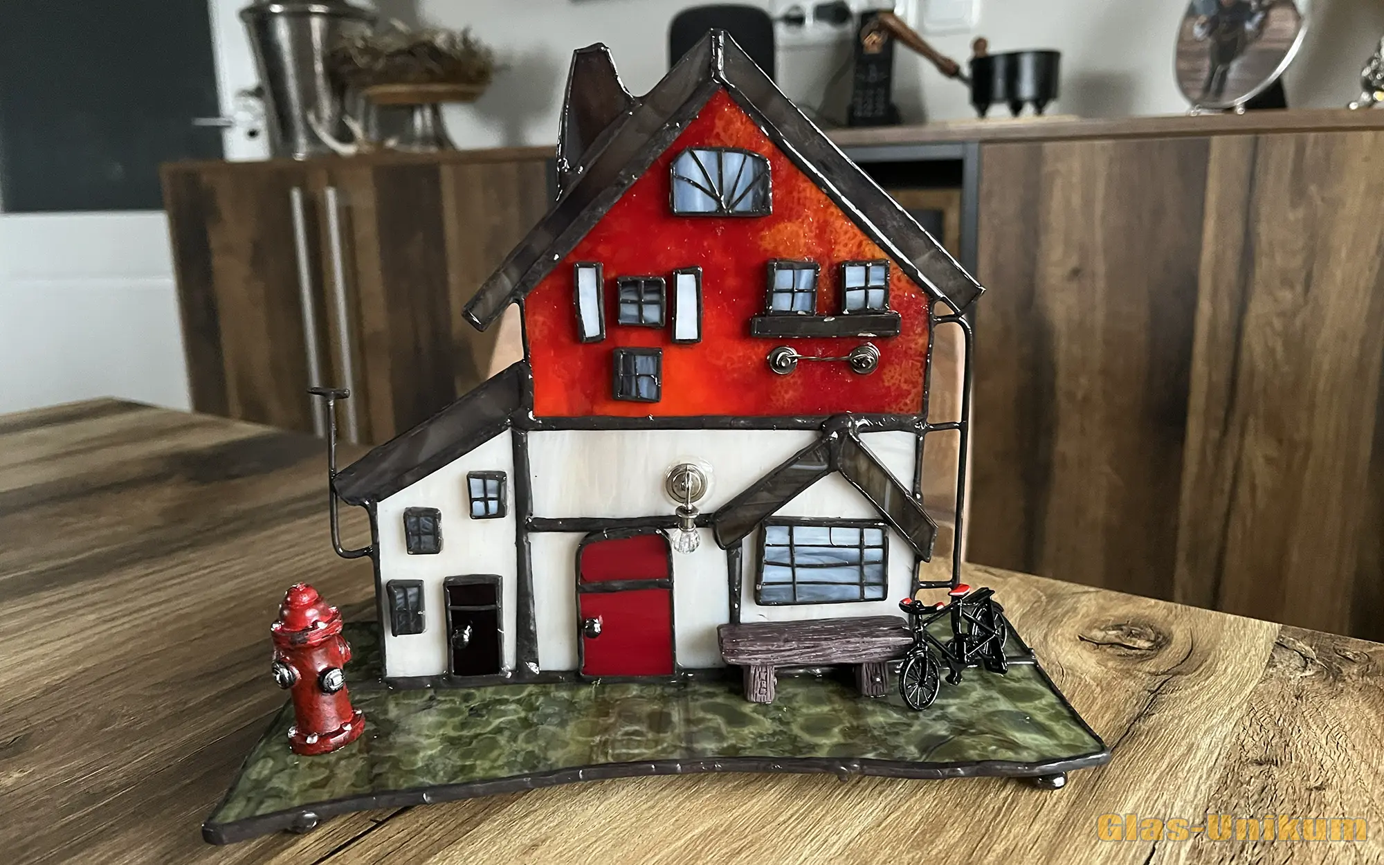 1 032 Bauernhaus Mit Fahrrad